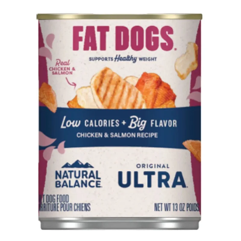 ---Natural Balance Pet Foods Targeted Nutrition Fat Dogs Chicken & Salmon Wet Dog Food 12ea/13 oz ---Natural Balance Pet Foods Targeted Nutrition Fat Dogs Chicken & Salmon Wet Dog Food 12ea/13 oz