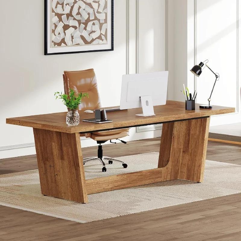- Solid wood cat climbing frame customized70.87-Inch Executive Desk, Wood Computer Desk for Home Office, Workstation Business Furniture