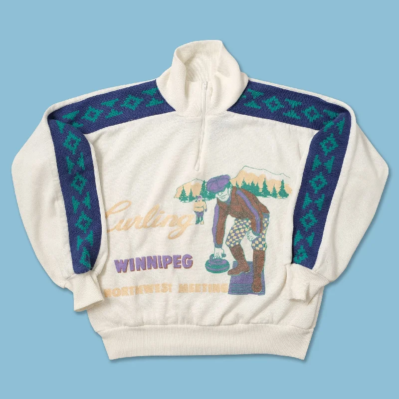 - Pet smart GPS locatorVintage Curling Q-Zip Sweater Small