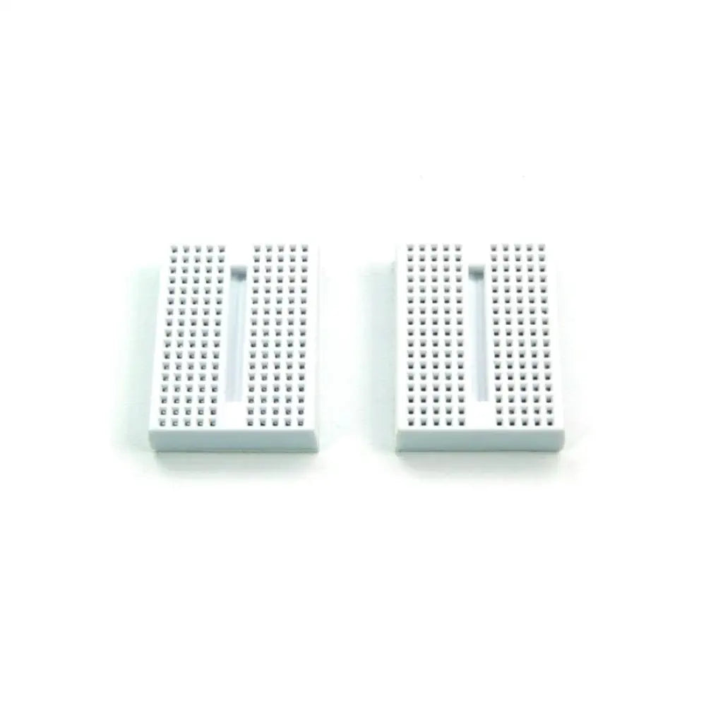 ---170 Tie Point Mini Solderless Breadboard Pair - White