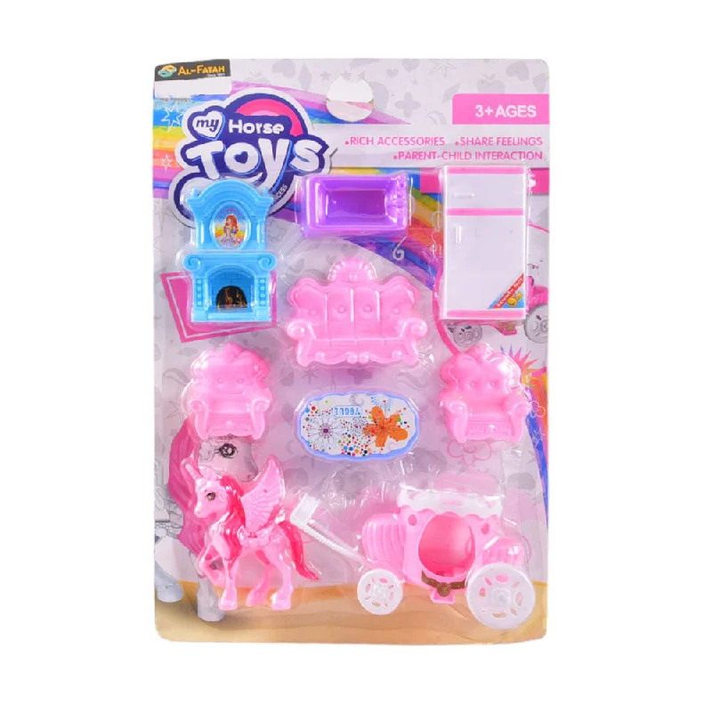 - ​​Pet toys under    yuan743P MY HORSE FURNITURE SET ON CARD IR
