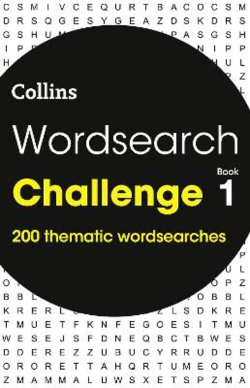 - Postoperative pet anti-licking Elizabethan collarWordsearch Challenge Book 1