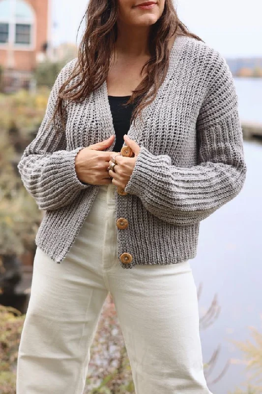- Pet tear stain cleaning wipesCrochet Kit - Nantucket Ribbed Cardigan