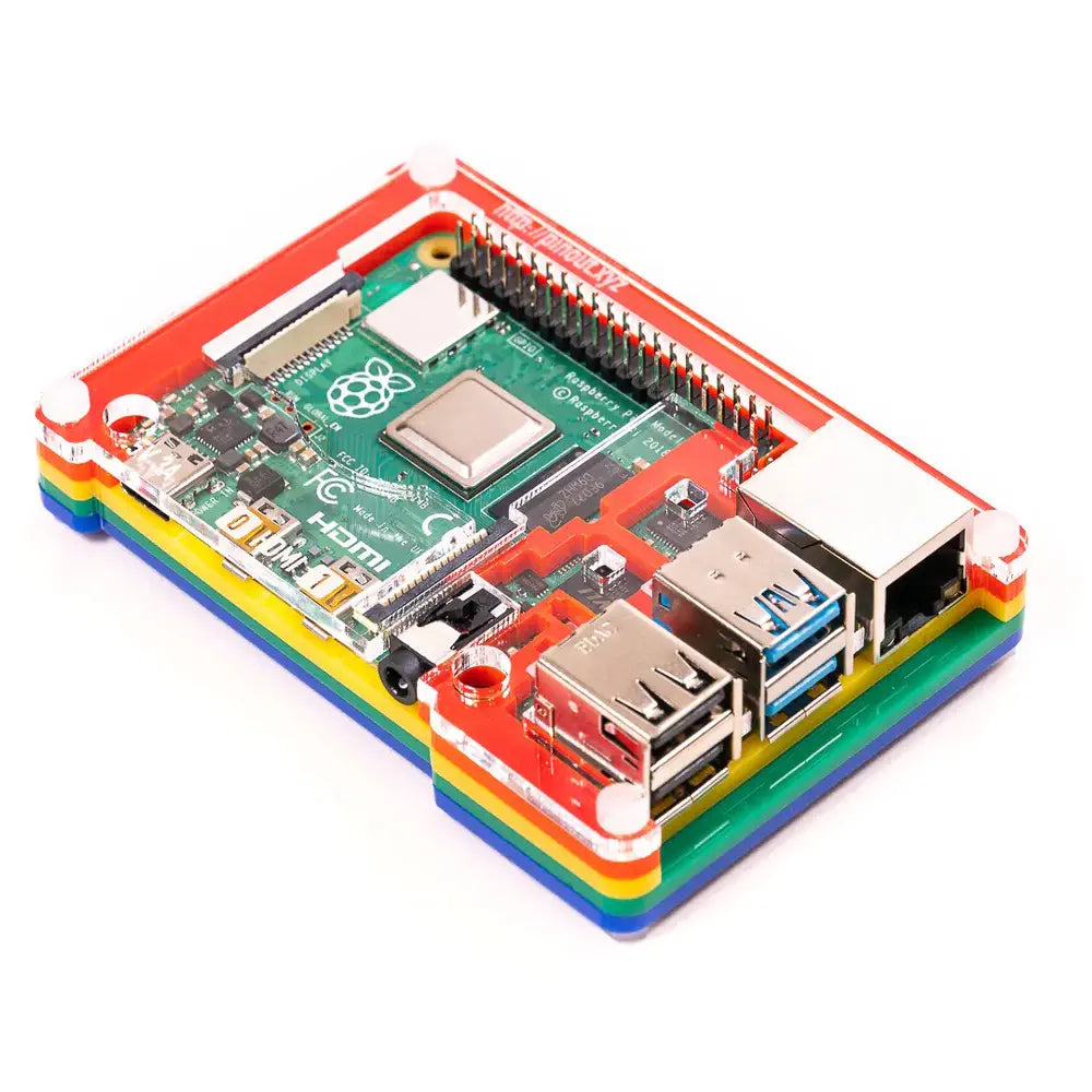 -Non-contact cat thermometerPimoroni Pibow Coupé 4 Case for Raspberry Pi 4 (Rainbow) -Non-contact cat thermometerPimoroni Pibow Coupé 4 Case for Raspberry Pi 4 (Rainbow)