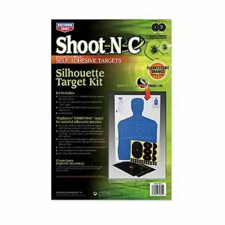 - Air box TSA certified check-inBirchwood Casey Shoot-N-C 12" X 18" Silhouette Targets Kit (2 - 12" X 18", 2 - 9", 6 - 4") - Air box TSA certified check-inBirchwood Casey Shoot-N-C 12" X 18" Silhouette Targets Kit (2 - 12" X 18", 2 - 9", 6 - 4")