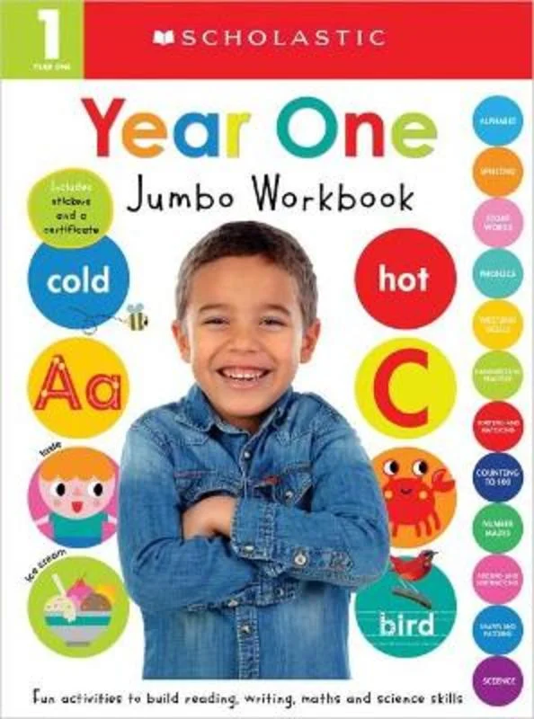 - Organic cotton dog bibsYear One Jumbo Workbook