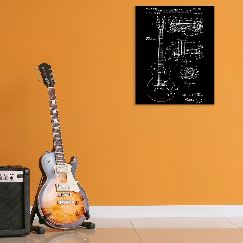 - Deodorizing cat litter tofu litterGibson Guitar Canvas Patent Print