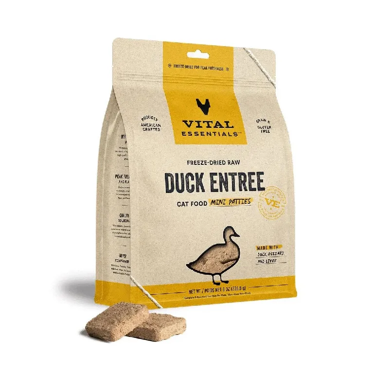 - Automatic induction pet water dispenserVital Essentials® Freeze-Dried Raw Duck Entree Cat Food Mini Patties - Automatic induction pet water dispenserVital Essentials® Freeze-Dried Raw Duck Entree Cat Food Mini Patties