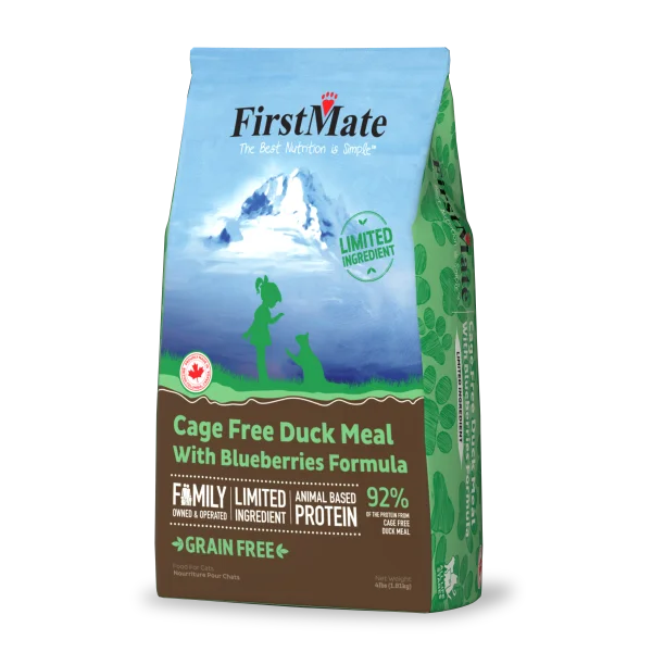  . **Special Needs**  First Mate Cat LID GF Duck with Blueberries