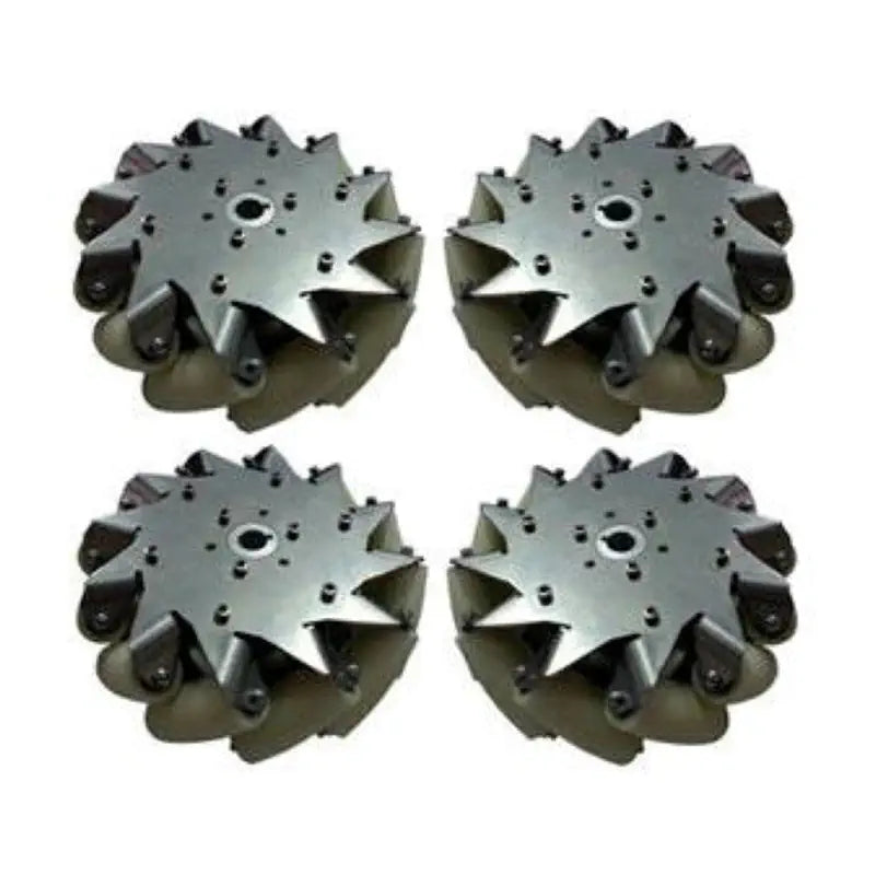 - Summer pet ice mat203mm Steel Mecanum Wheel Set (2x Left, 2x Right) (Open Box)