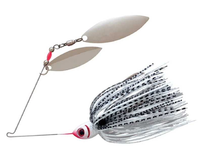 Pearl White & Silver Shad