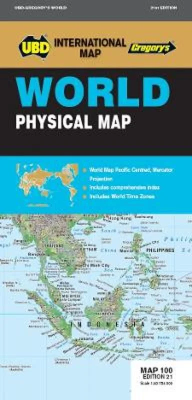 Pet ProductsWorld Physical Map 100 21st ed