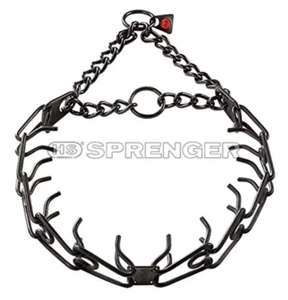 - Dog heart rate monitoring collarSprenger Stainless Steel Ultra Plus Prong Black, 2 rings