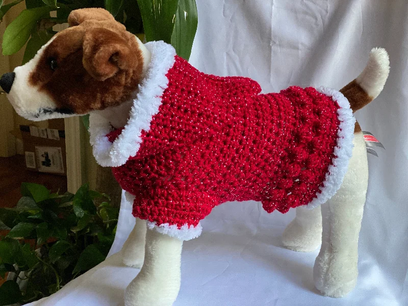 Pet walking leash setChristmas Dog Sweater with Hood