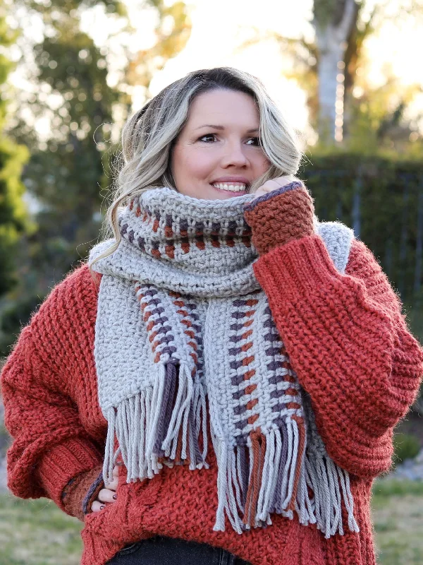- Pet fence foldable indoorCrochet Kit - Embers Scarf Set