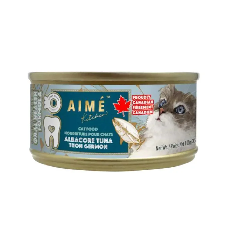 -Splash-proof food bowl AND Anti-choking slow food bowlAime Kitchen Oral Health Minced Albacore Tuna Wet Cat Food 24/3.5oz -Splash-proof food bowl AND Anti-choking slow food bowlAime Kitchen Oral Health Minced Albacore Tuna Wet Cat Food 24/3.5oz