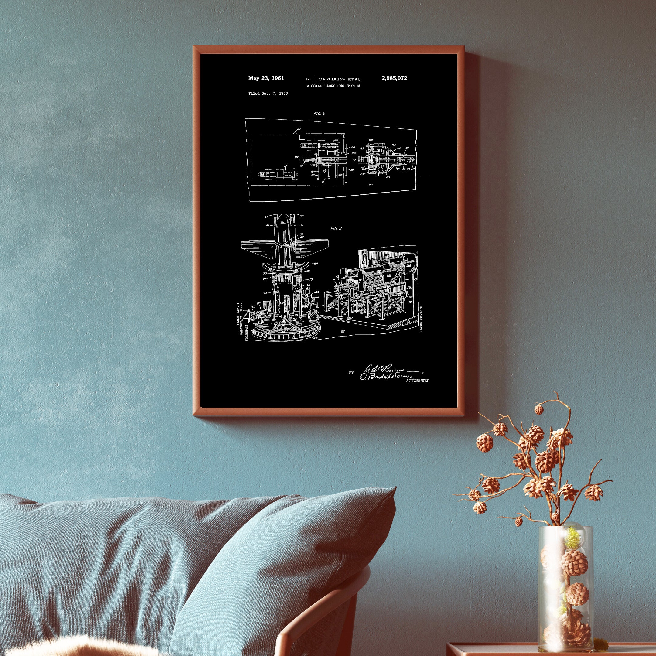 - Pet diabetes prescription foodMissile Launching System Cold War Canvas Patent Print