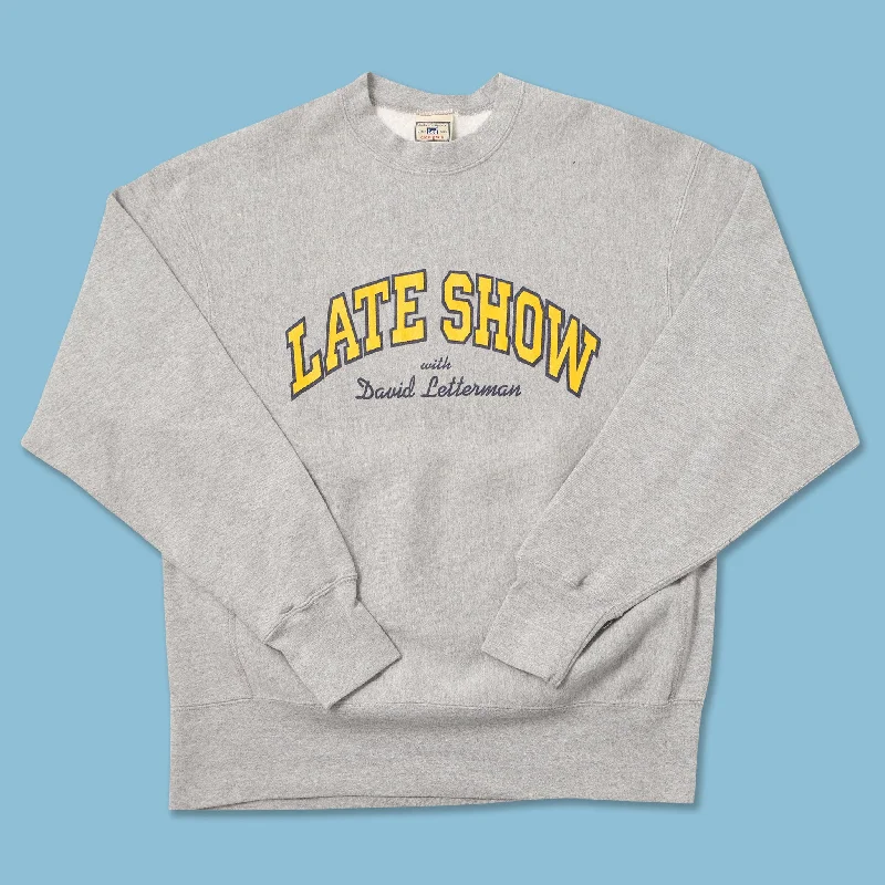 - Organic cotton dog bibsVintage Late Show Sweater Medium