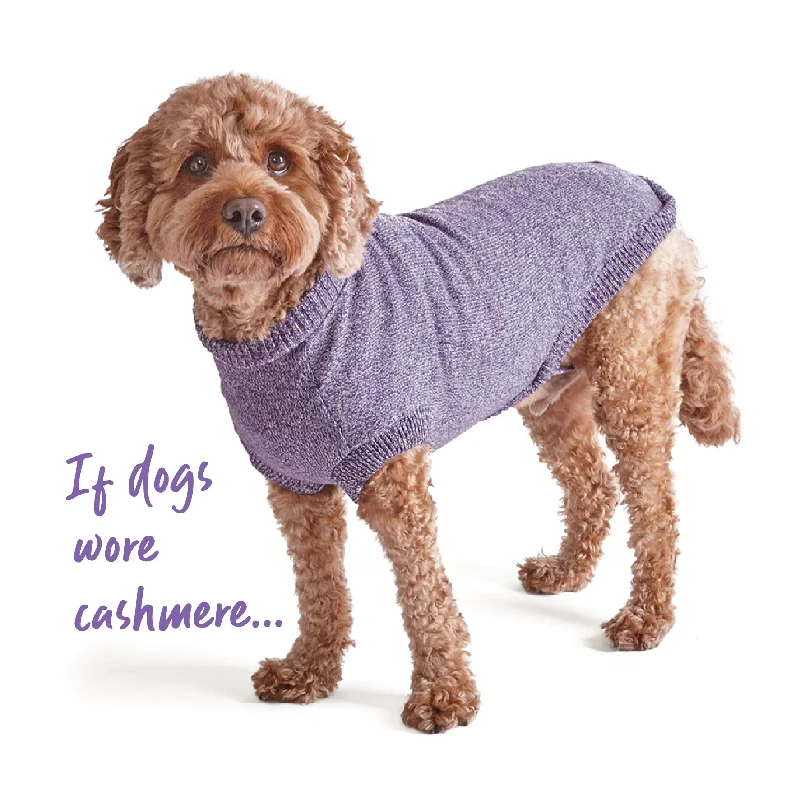 - Solid wood cat climbing frame customizedSoft Knit Dog Jumper - Lilac