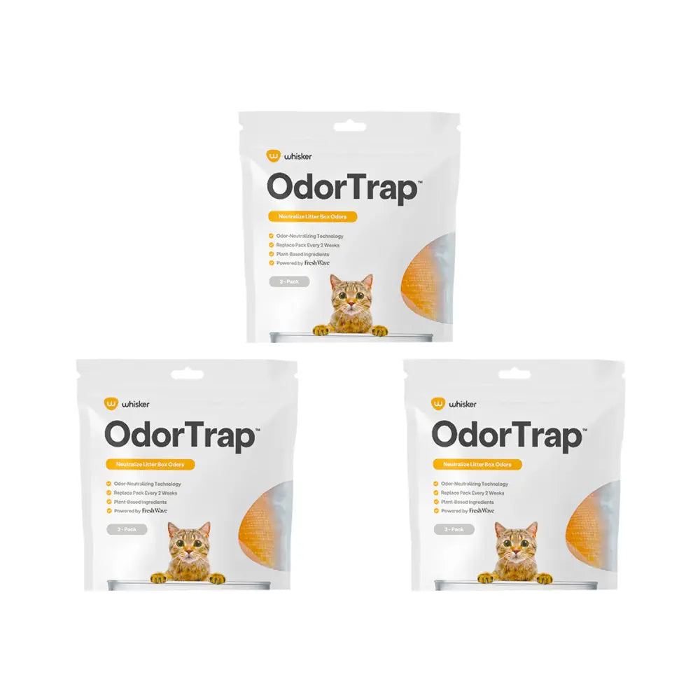 - Rabbit grass rack to prevent waste food boxWhisker OdorTrap 3-Pack