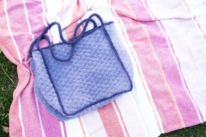- Remote interactive pet feederCheck Stitch Bag (Knit)