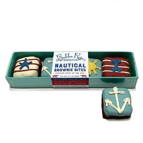 - Dog food helps the digestive systemNautical Brownie Bites Boxed Dog Treats