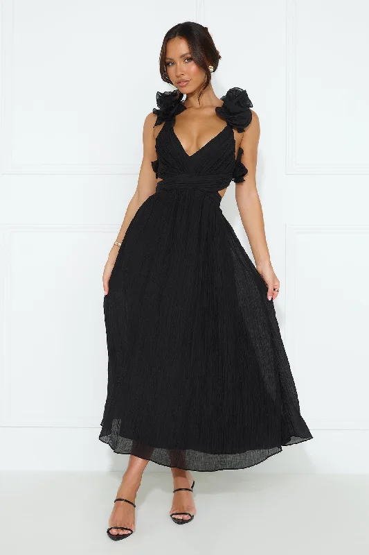 Ring The Wedding Bells Maxi Dress Black