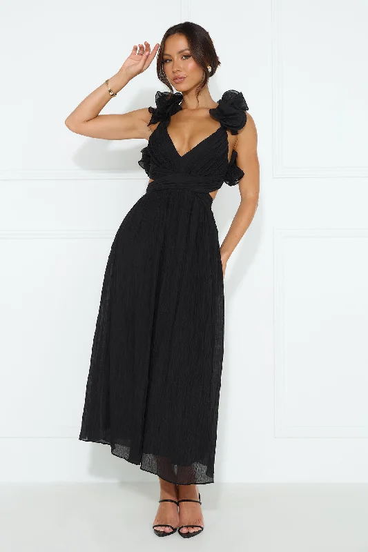 Ring The Wedding Bells Maxi Dress Black