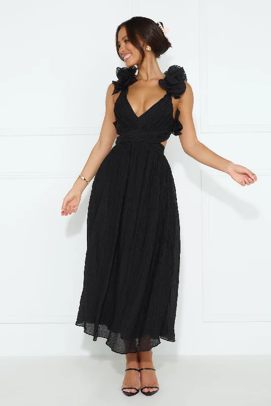 Ring The Wedding Bells Maxi Dress Black