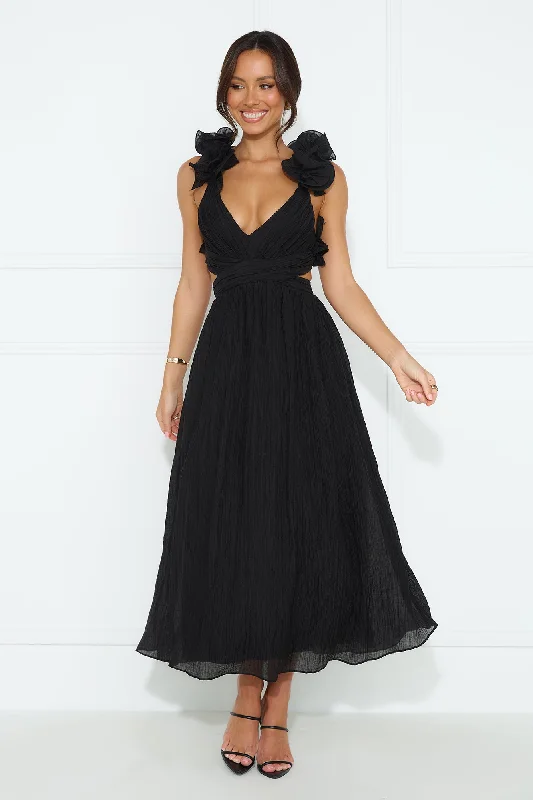 Ring The Wedding Bells Maxi Dress Black