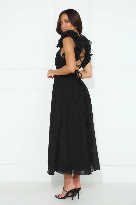 Ring The Wedding Bells Maxi Dress Black