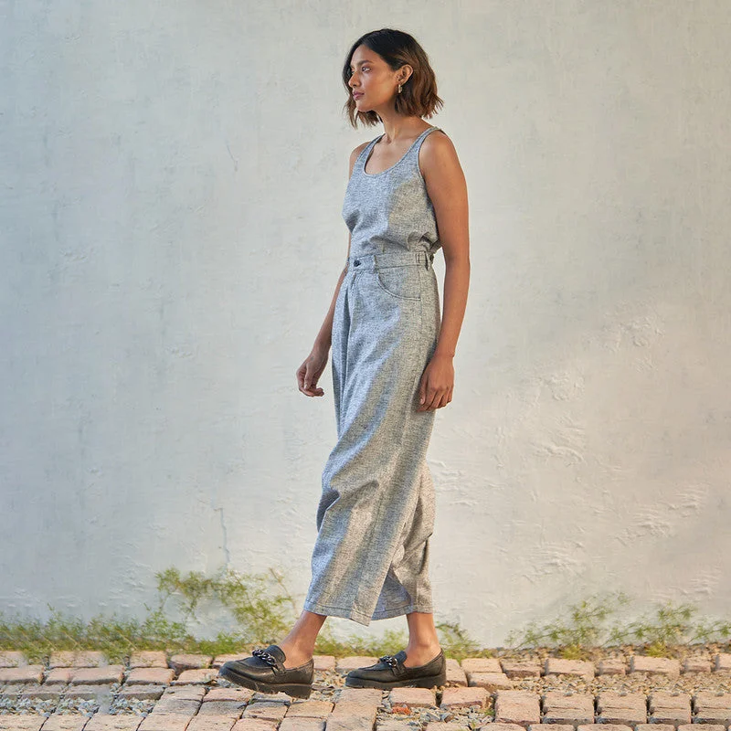 Cotton Harem Pants for Women | Grey