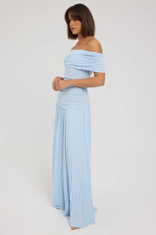 Lioness Field Of Dreams Maxi Dress Soft Blue