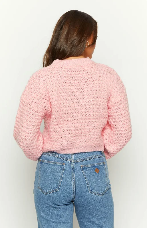 Rosie Pink Heart Jumper