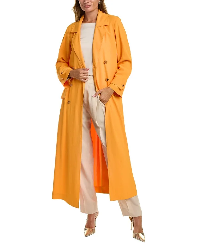 Oscar de la Renta Twill Coat