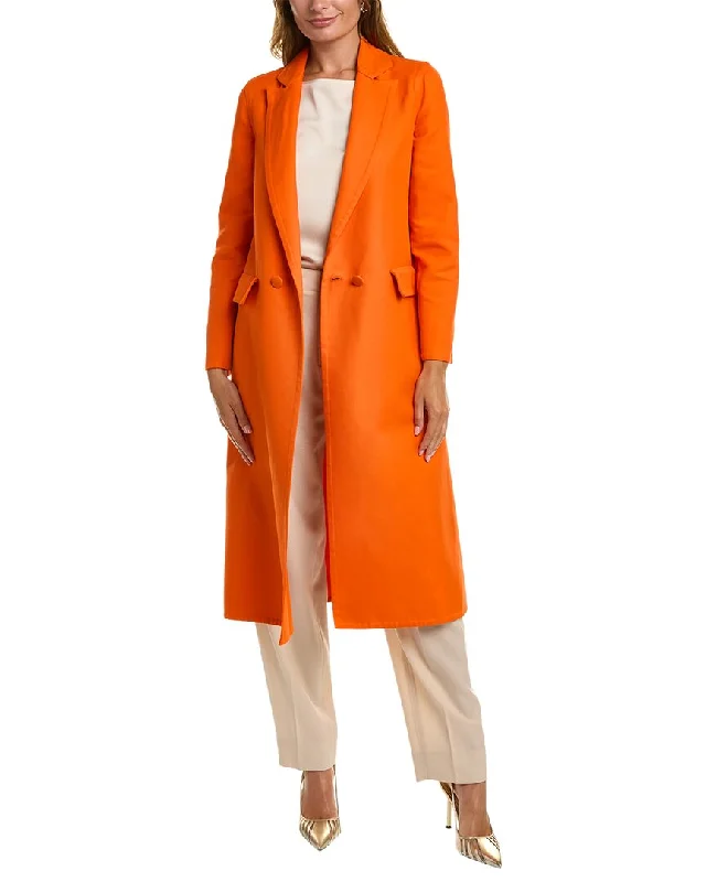 Oscar de la Renta Twill Coat