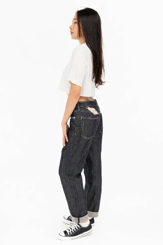 WOMENS BOYFRIEND STYLE JEANS IN RAW