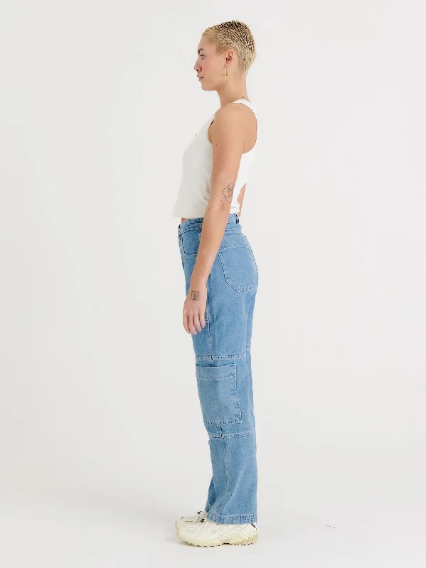 Organic Combat Jean Light Blue