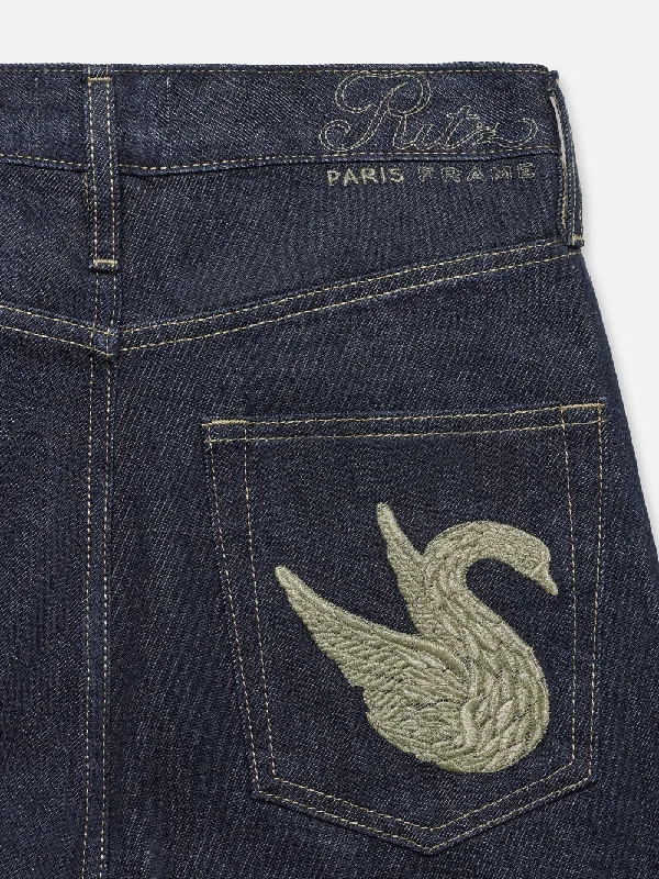 Ritz Paris Women's Swan Jean -- Perfect Blue