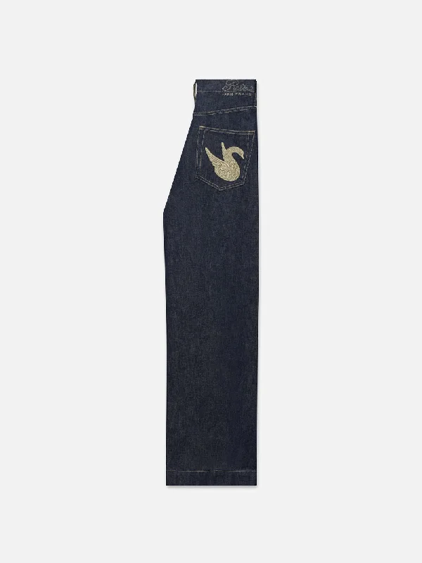 Ritz Paris Women's Swan Jean -- Perfect Blue