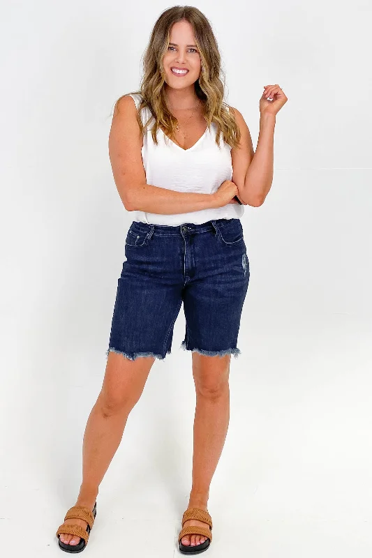 Wakee Denim Gigi Short Indigo