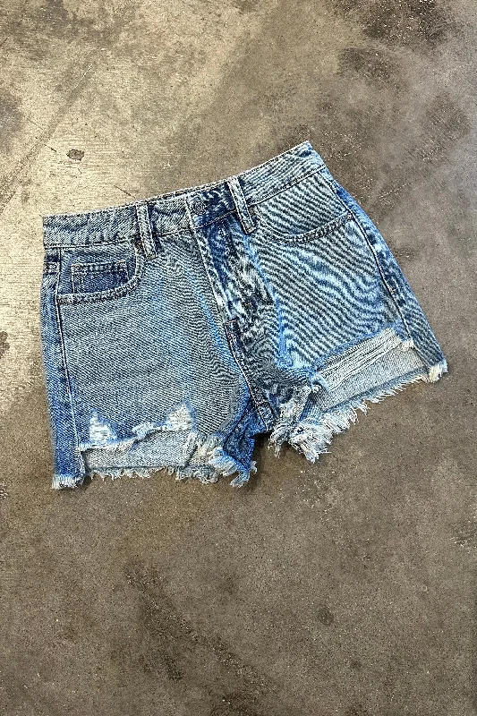 DRAKE LIGHT WASH DENIM SHORTS