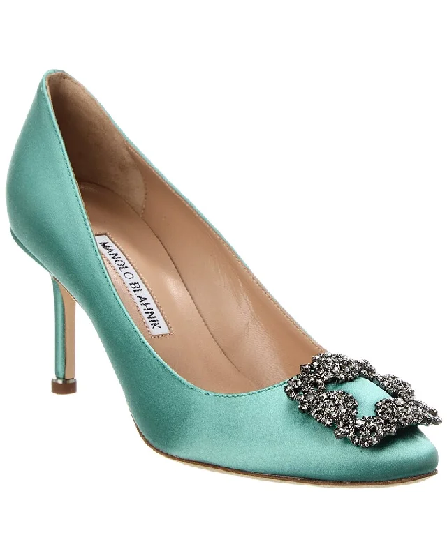 Manolo Blahnik Hangisi 90 Satin Pump