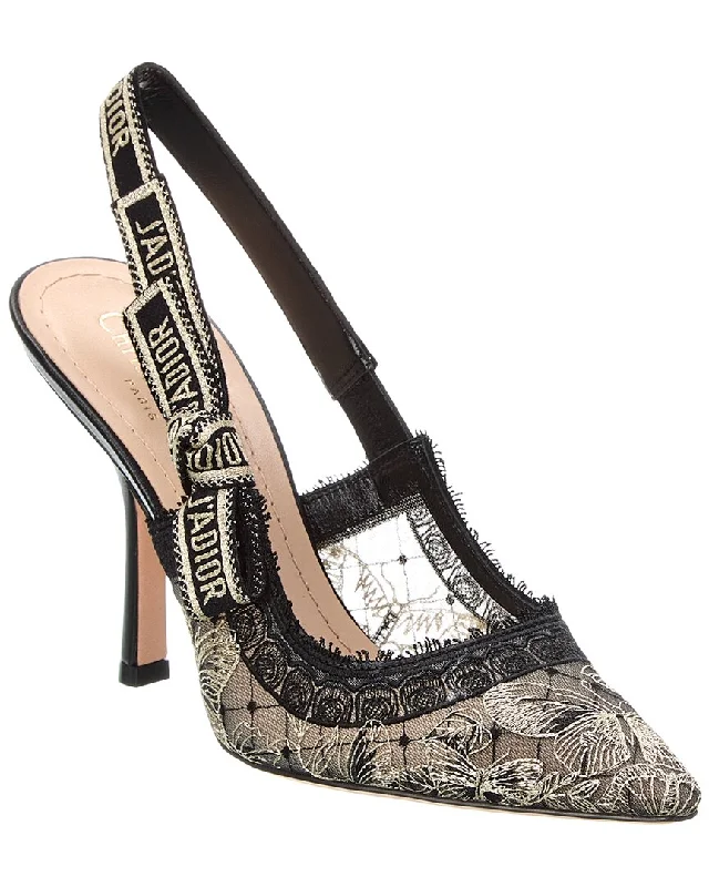 Dior J'adior Lace Slingback Pump