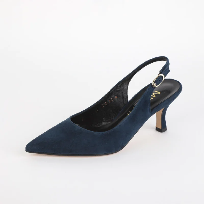 NAMU - suede slingback pump