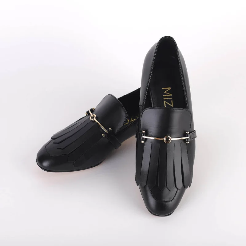 NAOMI - leather tassel loafer