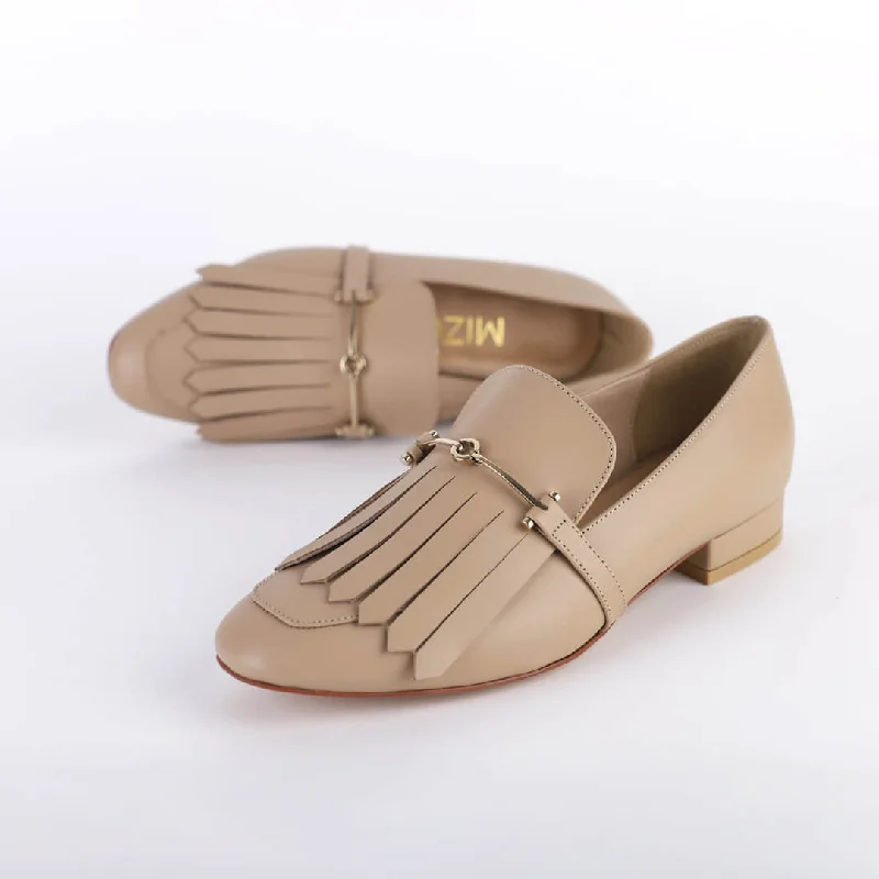 NAOMI - leather tassel loafer