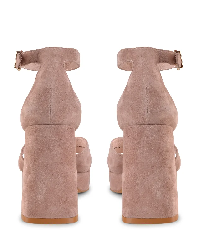 Poppy Nude Suede