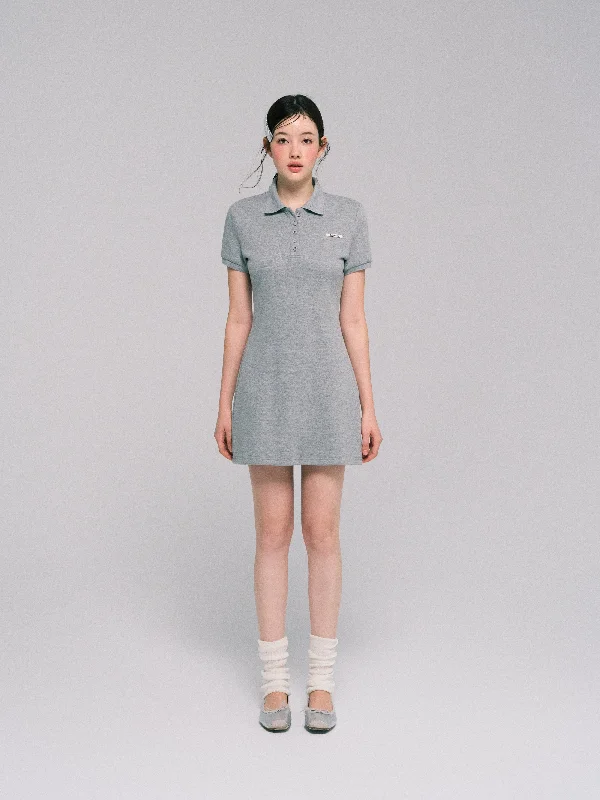 LLDC 'NEAT COLLECTION' Polo Shirt Mini Dress