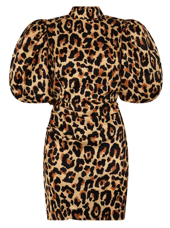 Maisie Leopard Print Mini Dress